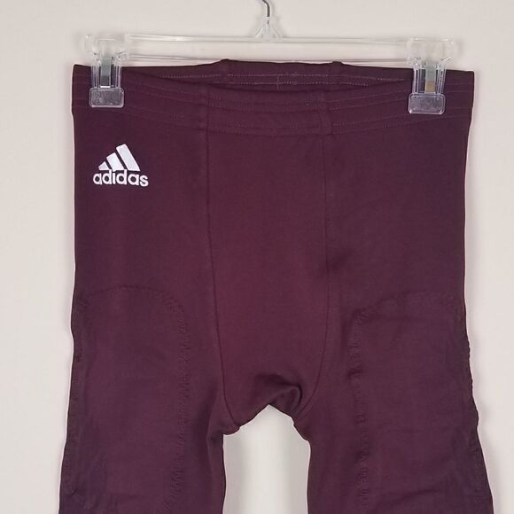 Adidas Primeknit Burgandy Football Pants Size Medium - Picture 2 of 11